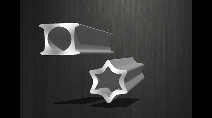 pto shaft shaped tube
