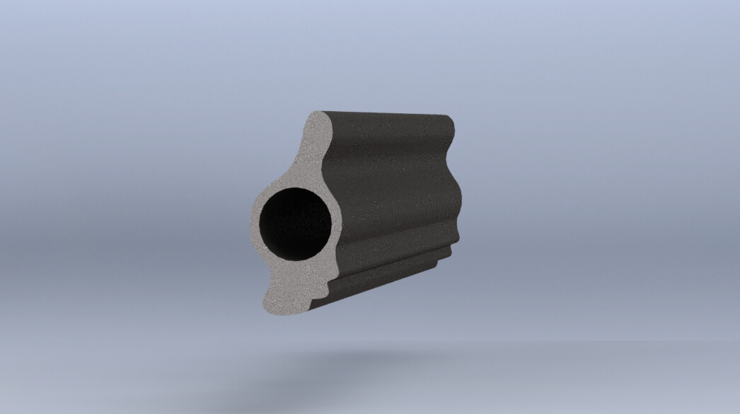 Shaped Wire for Automotive Seat Belt Locking Blocks