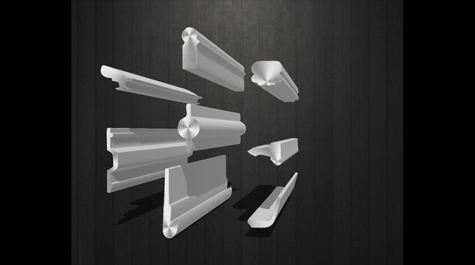 Glasses hinge frame line